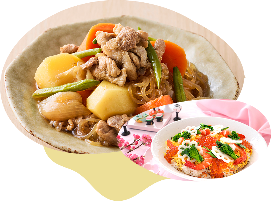 寿し酢・丼の素を使った簡単レシピ